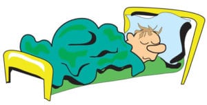 sleeping cartoon